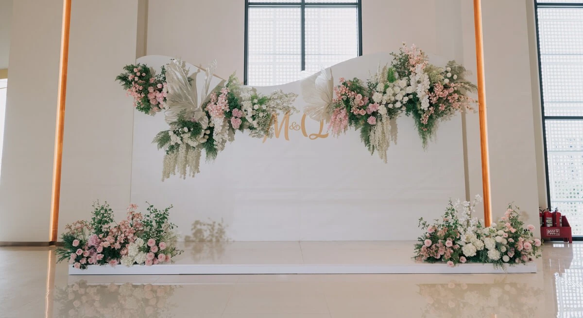 Backdrop đám cưới sang trọng - Dấu ấn hoàn hảo cho lễ cưới của bạn